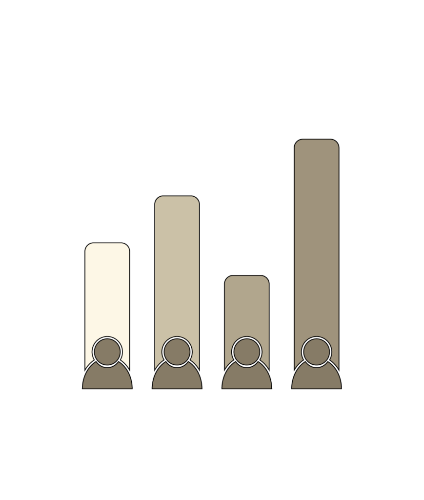 Icon depicting demographics